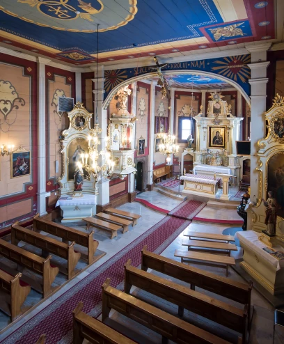 Wnętrze kościoła św. Mikołaja w Czulicach, gmina Kocmyrzów-Luborzyca, fot. Krzysztof Kamiński.jpg